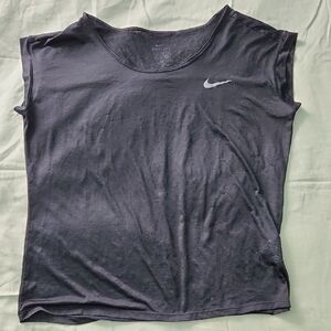 Nike Women's Black Muscle Tee